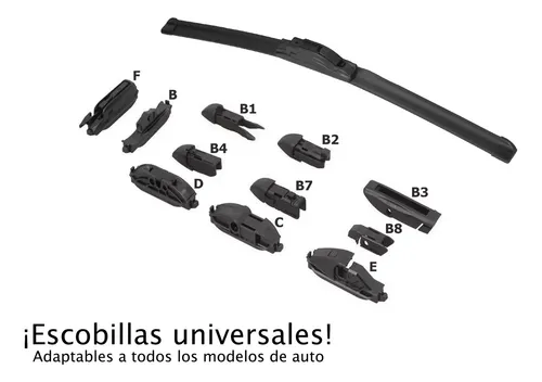 Escobilla Delantera Limpiaparabrisa 28¨ Tyc Flexibles Goma