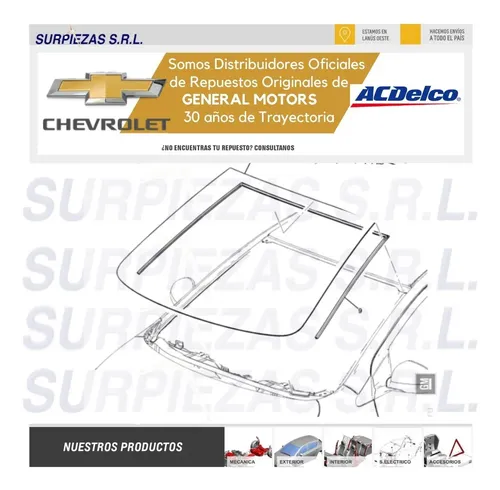 Vidrio Parabrisa Tracker 13/ S/sens