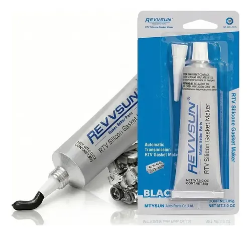 Selladores Automotriz Silicon Rtv Negro Kit 5 Alta Temperatura Formador De Juntas Para Motor Nissan Vw Chevy Aveo Jetta Tsuru Versa