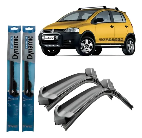 Juego Kit Escobillas Volkswagen Crossfox 2003 2004 2005 2006