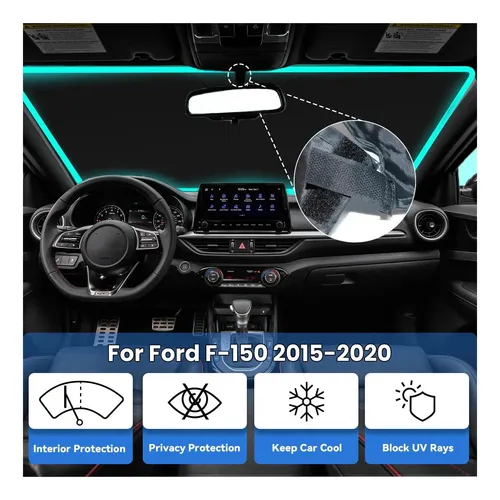 Paimoho Parasol Para Parabrisas Ford F- Plegable