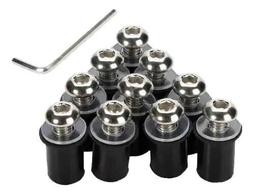 Kit De Tornillos De Aluminio Para Parabrisas, 20 Piezas