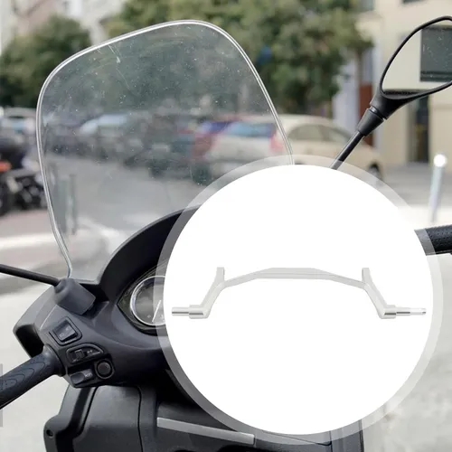 Soporte De Parabrisas Negro De Repuesto Para Bmw R Silver