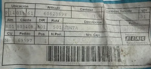 Burlete De Parabrisa Alfa 156 Legitimo 60620898