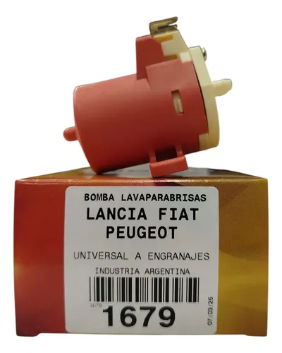 Bomba Sapito Lava Parabrisas Universal Peugeot Fiat Lancia