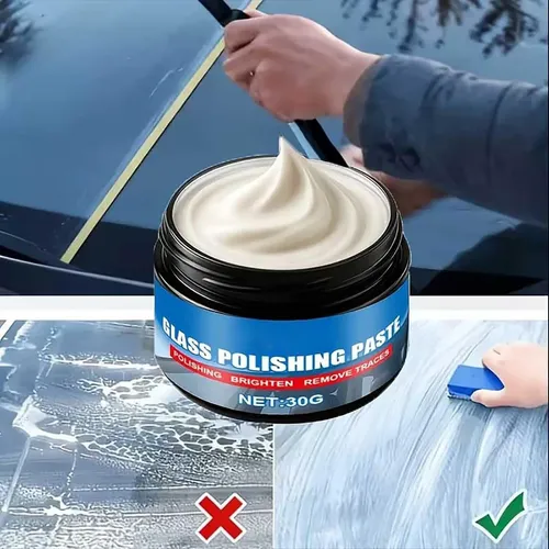 Pasta Removedora De Película De Aceite Para Parabrisas De Coche Con Esponja
