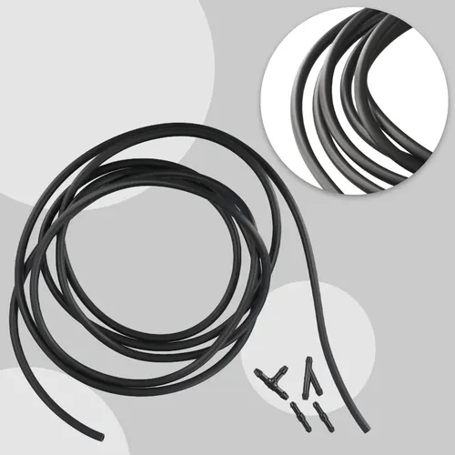 Conector De Manguera Para Lavaparabrisas Negro
