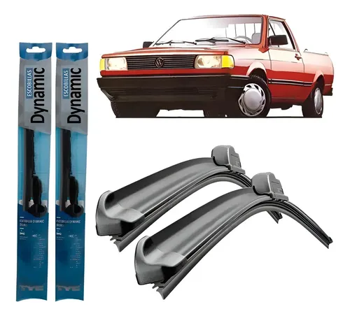 Juego Kit Escobillas Volkswagen Saveiro 1991 1992 1993 1994