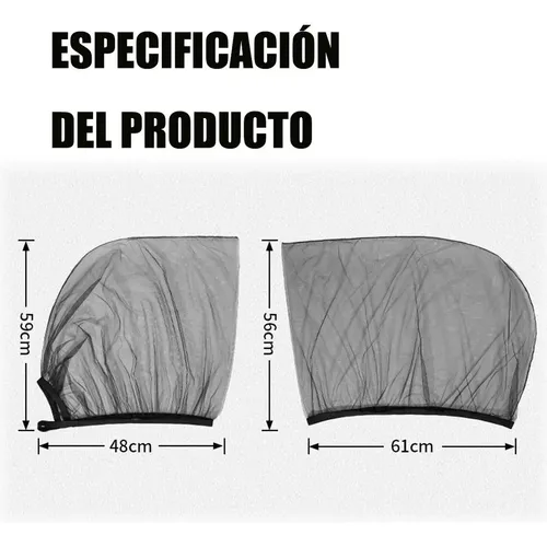 Y 4 Cortinas Laterales Para Parabrisas Automotriz