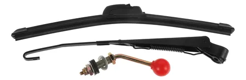 Kit Manual Versátil De Limpiaparabrisas Negro Para Utv