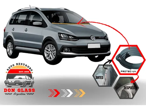 Kit Para Reparar Goma Burlete Rejilla De Parabrisas Vw Suran