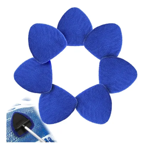 Paños Microfibra Azules Para Limpiar Parabrisas X7