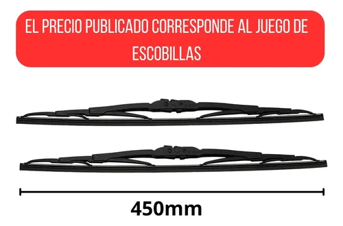 Kit 2 Escobillas Líquido Lavaparabrisa Bosch Corsa Celta