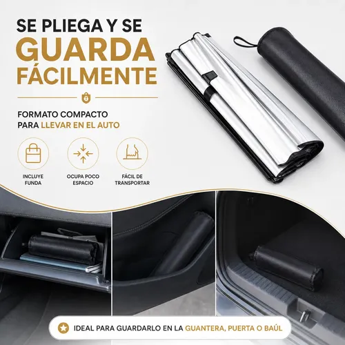 Parasol Para Parabrisas De Auto Plegable