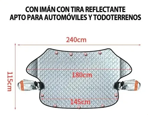 Parabrisas Exterior De Cartón Con Protección Solar Uv Para A