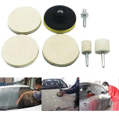 Kit De Pulido Para Parabrisas De Auto, 7 Piezas