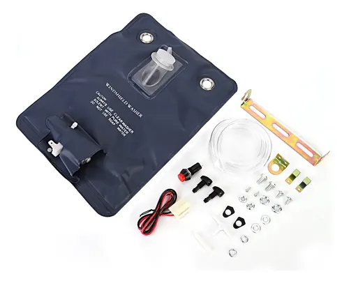Bolsa Para Botella Para Lavaparabrisas, 12 V, Kit Universal