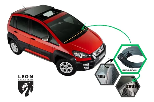 Kit Repara Burlete Rejilla De Parabrisas Fiat Idea Adventure