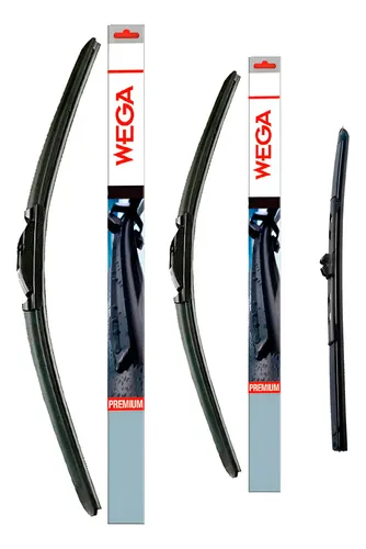 Kit 3 Escobillas Limpiaparabrisas Volkswagen Touareg 2007/09