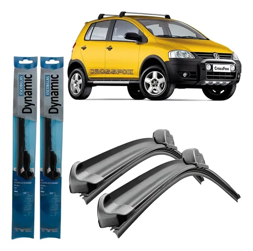 Juego Kit Escobillas Volkswagen Crossfox 2003 2004 2005 2006