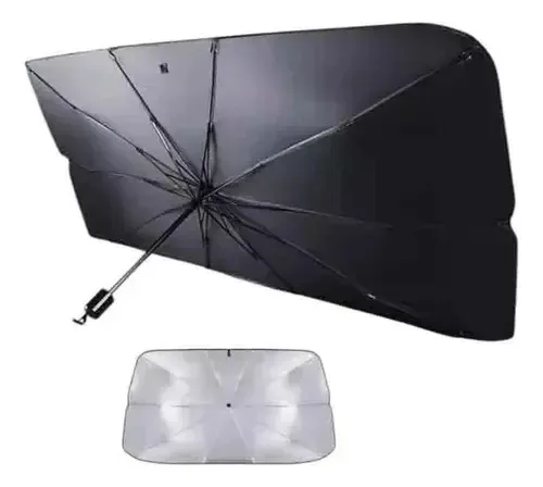 Parasol De Auto Parabrisa Tipo Paraguas Protector Cubre Sol