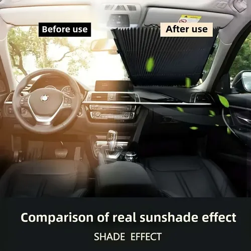 Parasol Retráctil Para Parabrisas De Auto