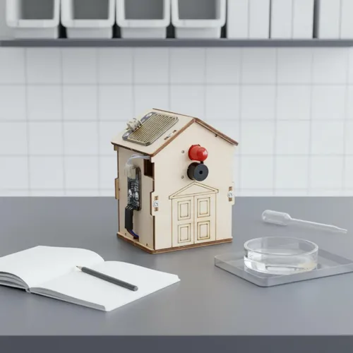 Kit De Sensor De Lluvia De Madera Para Ensamblar Educativo