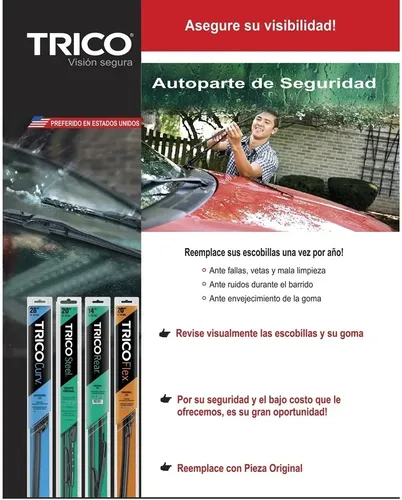 Escobillas Limpiaparabrisas Trico Universal Chery Fulwin 14/