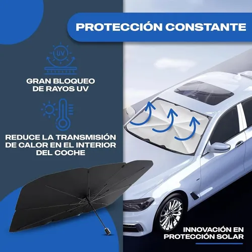 Parasol De Auto Protector Parabrisas Cubre Sol Sombrilla