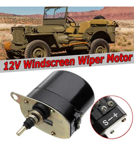 2x Motor De Limpiaparabrisas 12v Para Tractor Willys