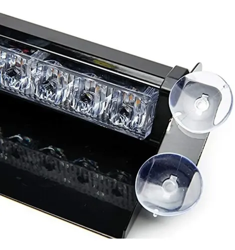Baliza Rojo De Led 1102a Para Parabrisa 12w Metalica Ranger