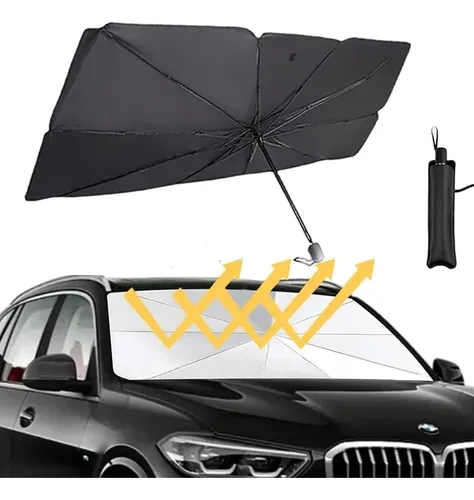 Parasol Proteccion Uv Parabrisas Auto Camioneta Plegable