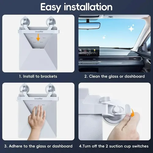 Soporte Ventosa Parabrisas Auto Viaje Para Starlink Mini