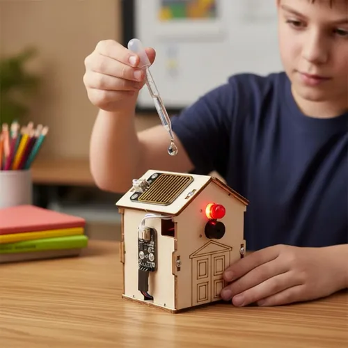 Kit De Sensores De Lluvia De Madera De Montaje Práctico Stem Learning