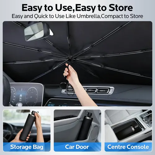 Cutebey Sombrilla Para Parabrisas De Auto Protección Uv 90°f