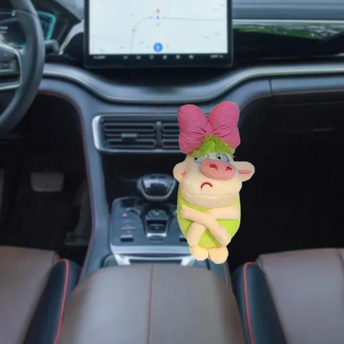 Decoración De Coche Con Forma De Cerdo Para Limpiaparabrisas