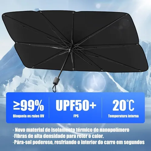 Visera Solar Plegable Con Protección Térmica Uv Para Parabrisas