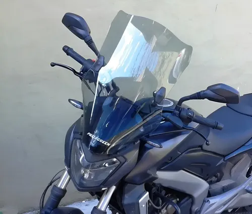 Parabrisas Curtain Bajaj Dominar 400 55cm Cristal Dompa