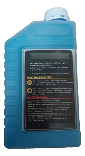 Liquido Limpiaparabrisa Anti Escarcha Concentrado 1 Litro