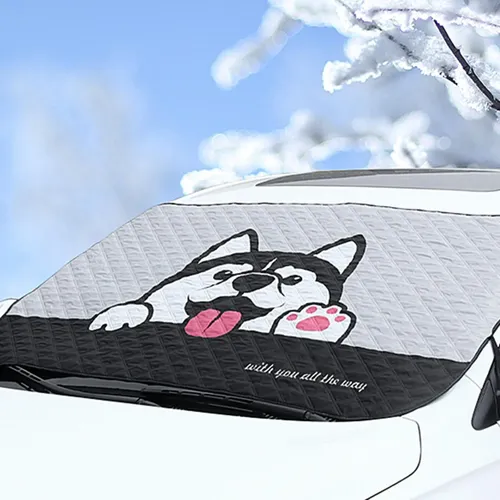 Cubierta De Nieve Para Parabrisas De Coche, Accesorios Perro