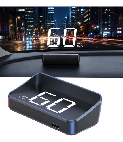 Velocímetro Auto Digital Universal Proyector Parabrisa Usb