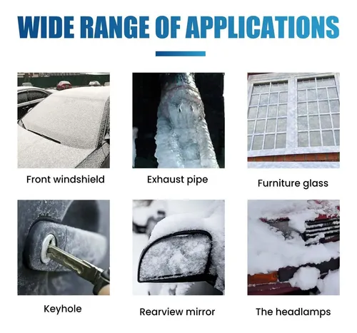 , Window Snow Spray, Deicer For Car Windshield, Ice Melting