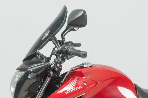 Parabrisa Con Soporte Gt Negro Honda New Twister Cb250 Mtc
