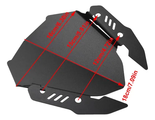 Parabrisas Yamaha Mt-15 2018-2023 Mt-125 Negro