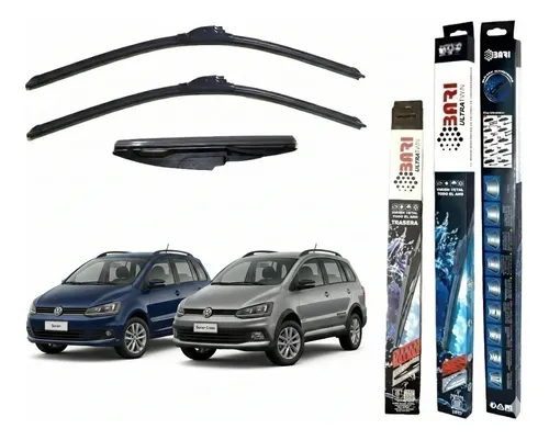 Kit De 3 Escobillas Vw Suran Cross 2016 2017 2018 2019 2020