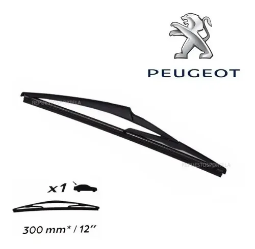 Escobilla Limpia Luneta Trasera Original Peugeot 207 206