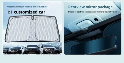 Parasol Para Parabrisas De Coche, Protección Uv, Protección Contra El Calor