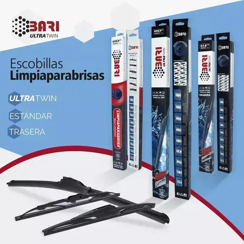 Kit De 3 Escobillas Ford Ka 2010 2011 2012 2013 2014 2015