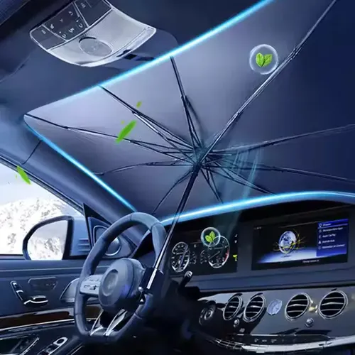 Paragua Cortina Parasol Plegable Metalizada Parabrisas Auto