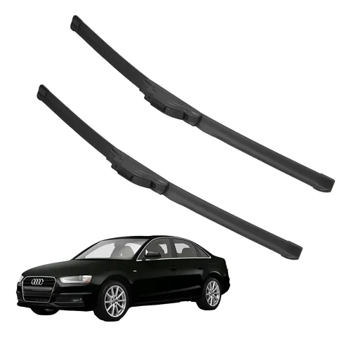 Kit 2 Escobillas Delanteras Flex Goma Audi A4 2007 A 2021 Rf